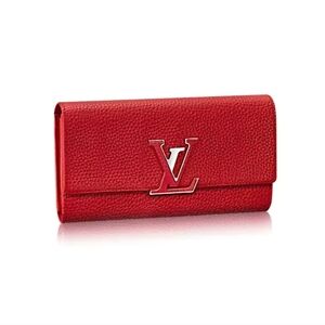 Louis Vuitton Capucines Long Wallet Comes With COA and Dustbag